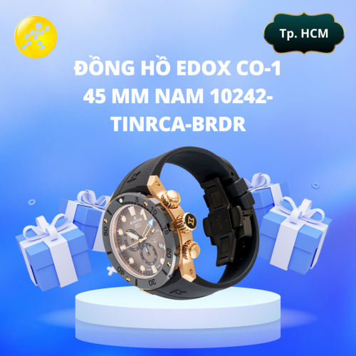 Đồng Hồ Edox CO-1 45mm Nam 10242-TINRCA-BRDR